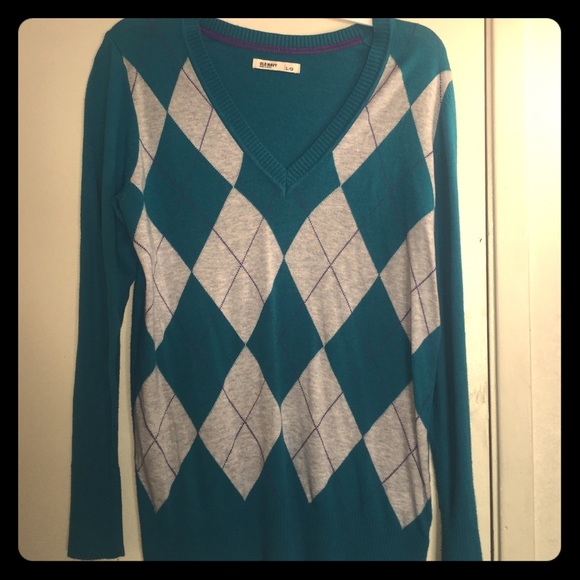 Turquoise sweater top