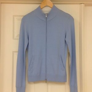 Stretch Zip Front Cardigan