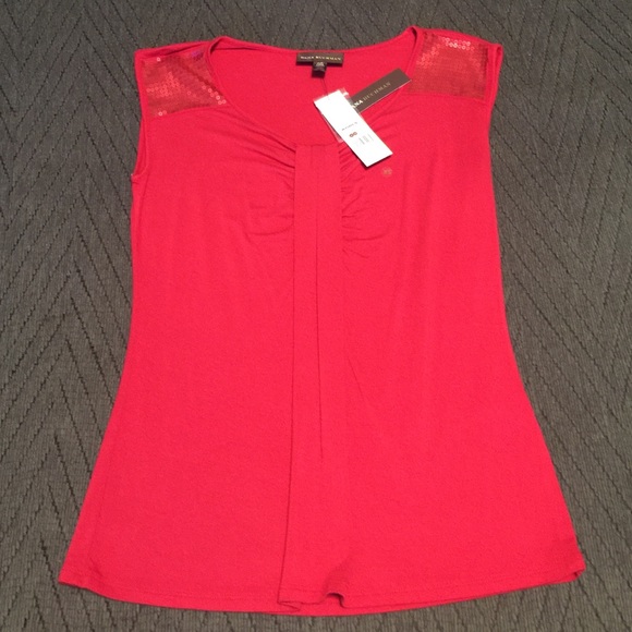 Dana Buchman Red Tank Brand New