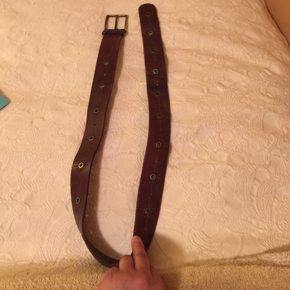 Gap Brown Belt with copper rivets