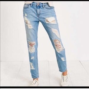 Urban Outfitters Distressed Boyfriend Jeans