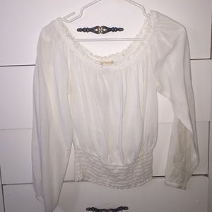 Off the shoulder shirt