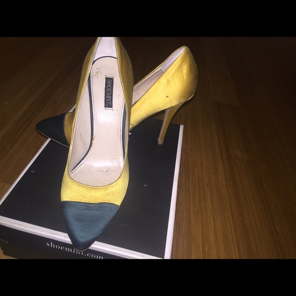 Satin heels