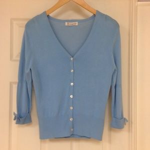 V-Neck Cardigan With Detail on Sleeve