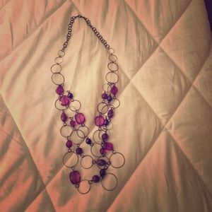 Purple necklace
