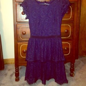 Navy Lace Dress