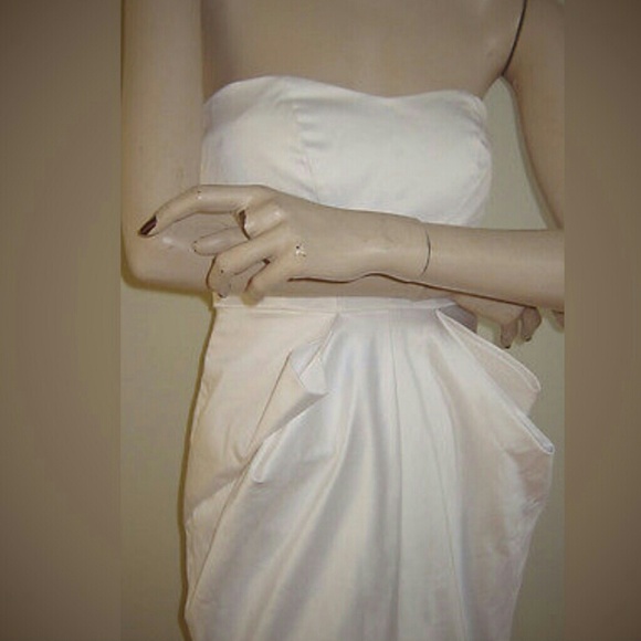 New BCBG white dress