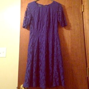 Navy Lace Dress