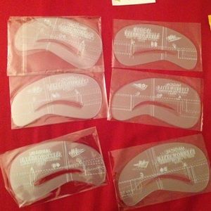 Eyebrow Grooming stencil Kit template shaping.