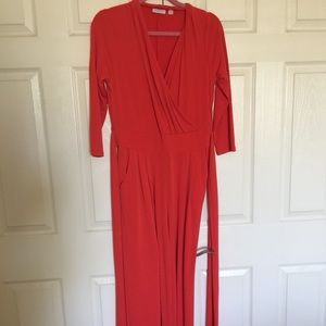 Tangerine jump suit