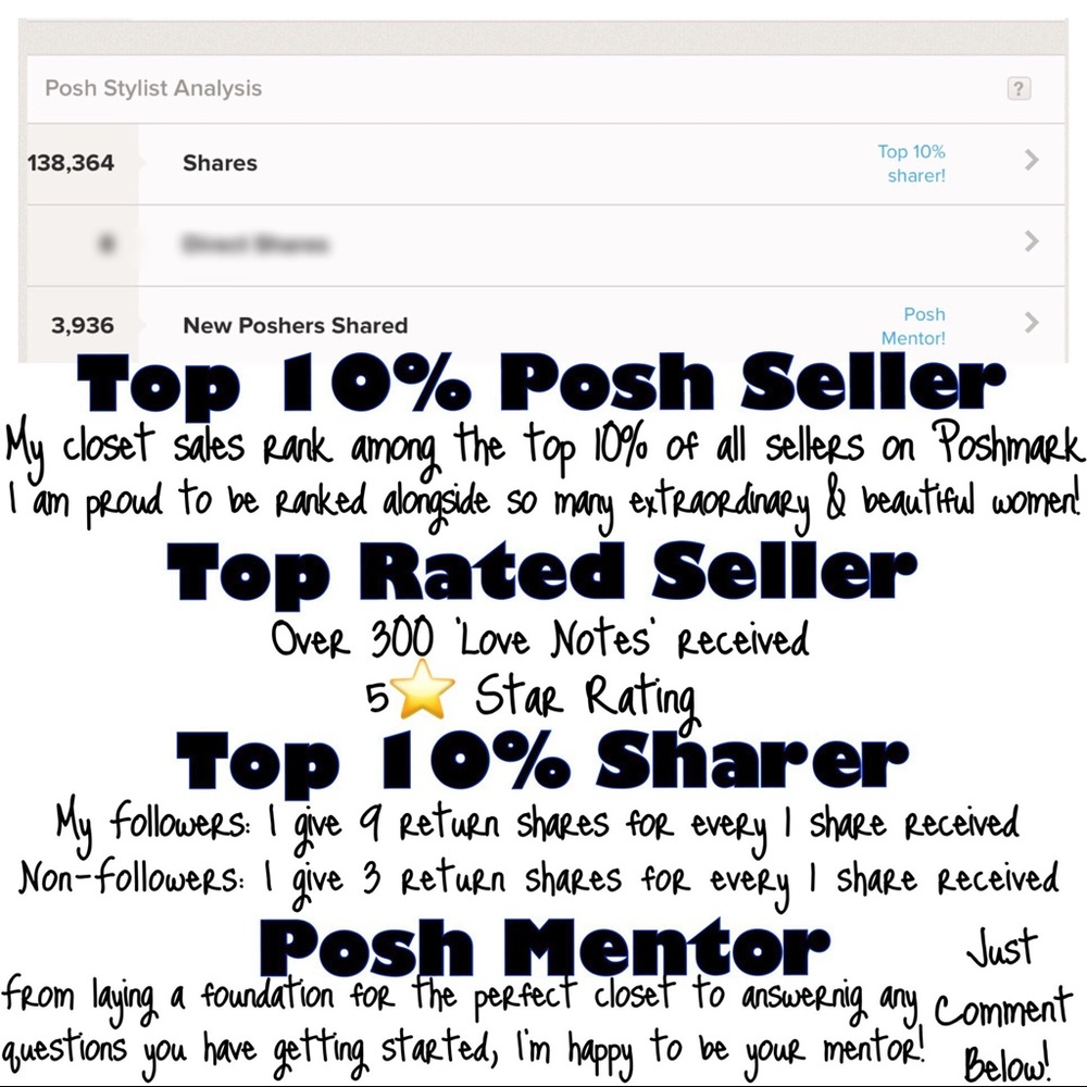 ⭐️ Meet your Posh Ambassador & Top 10% Seller⭐️