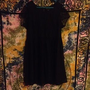 Forever 21 black lace dress