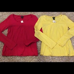2 WET SEAL LONG SLEEVES