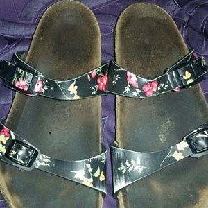 2 pairs of birkenstocks 240