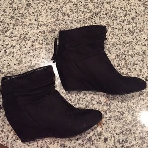 Black ankle boots