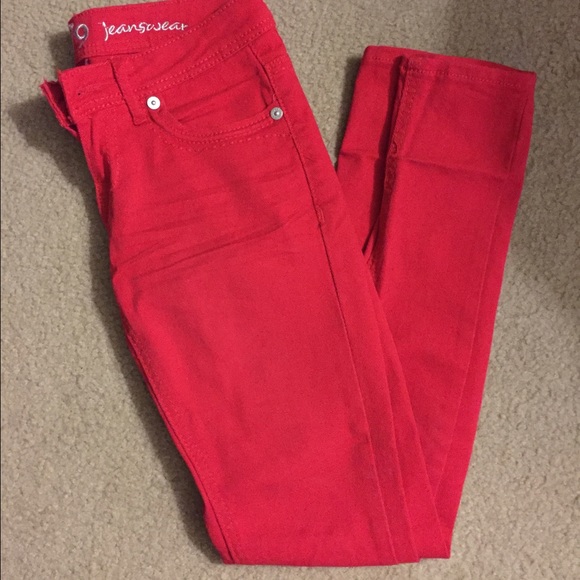 *****sold*****Red skinny jeans