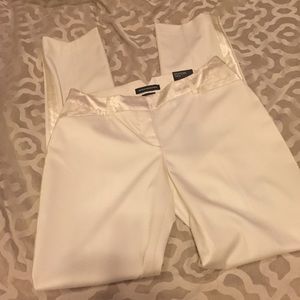 NWT Cream tuxedo pant