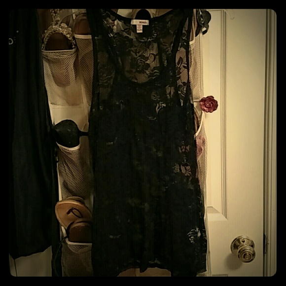 Lace tank top