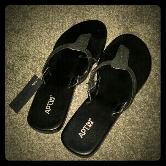 Sparkle black sandals