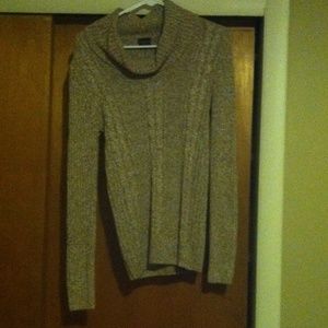 Tan turtle neck