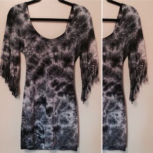 Tye Dye Fringe Billabong Dress