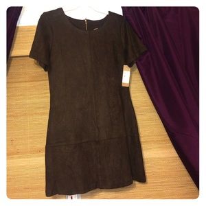 Suede dress