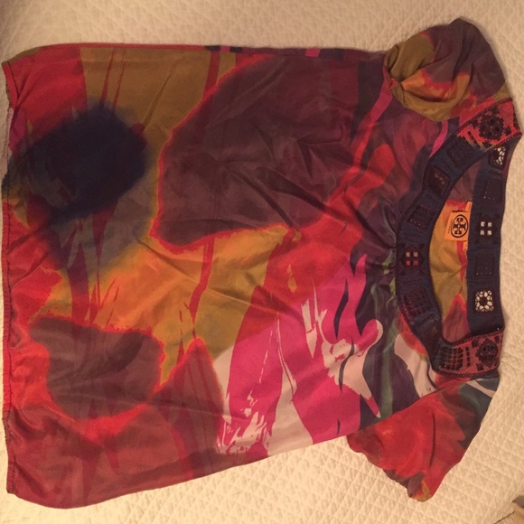 100 % Silk Tory Burch top