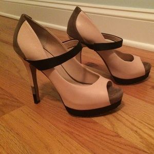 Jessica Simpson peep toe Mary Janes