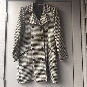 Lightweight Fall Houndstooth Jacket
