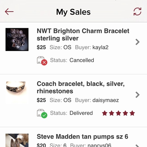 Proof I cancelled @kayla2 order per her request - Picture 1 of 1