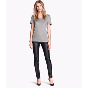 H&M Faux Leather Leggings