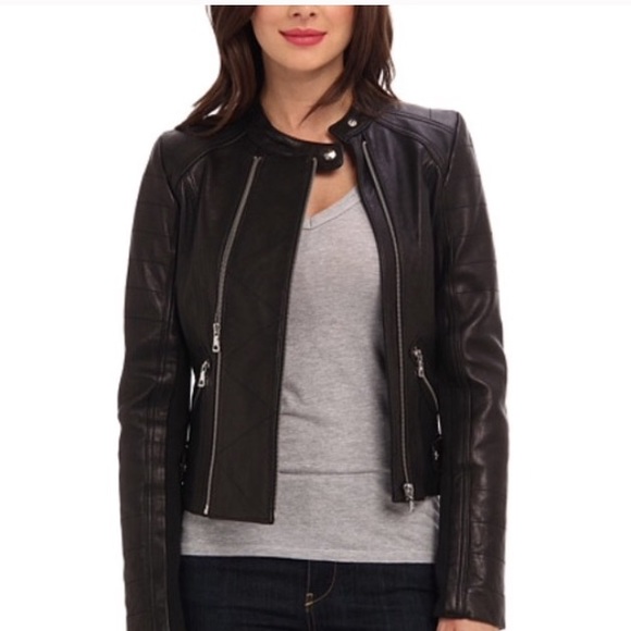 Steal! New Sam Edelman Black Leather moto jacket!