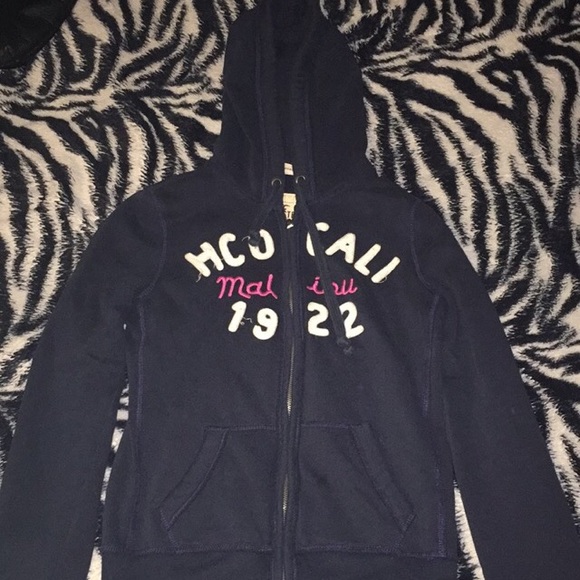 Hollister Jackets & Blazers - Hollister dark navy blue jacket
