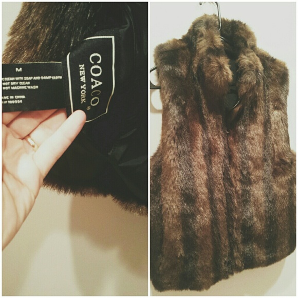 SOLD: [HP] HIGH QUALITY Faux Fur Vest - Picture 4 of 4