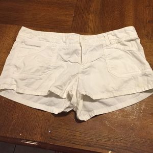Cargo white shorts