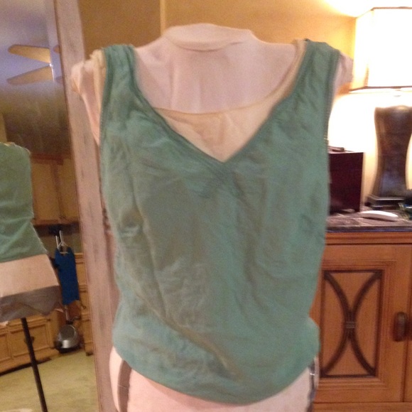 Max Studio silk blend top