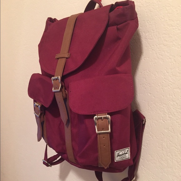 Burgundy Herschel Supply Backpack 💥