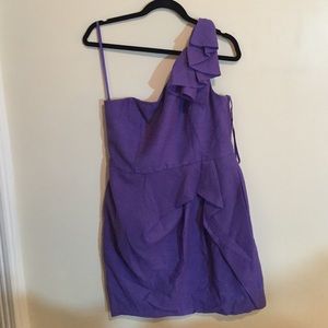 BCBG One shoulder dress size 12