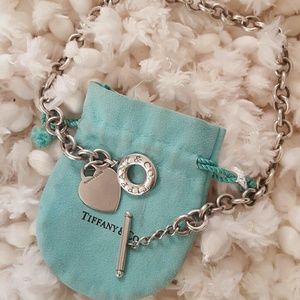 Authentic Tiffany and Co toggle necklace