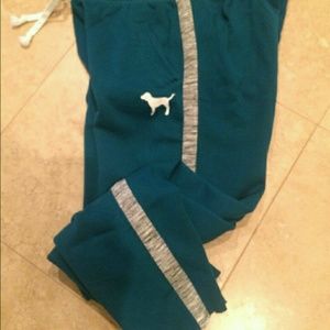 Victoria's secret Pink teal jogging pants