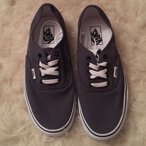 Dark grey Vans