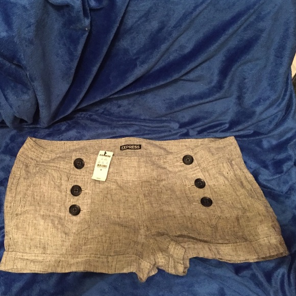 New With Tags- Express Grey shorts size 12