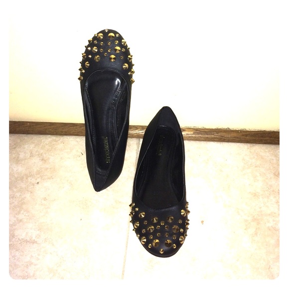 Black shoedazzle Ballet Flats