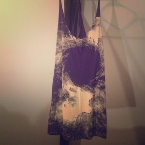 Comfy, flowy, purple top.