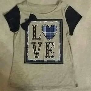 Justice t-shirt girls sz 10