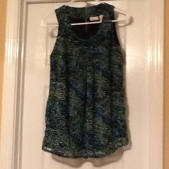 Kim Rogers Patterned Sleeveless Top