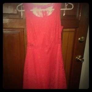 Pink lace dress very beautiful