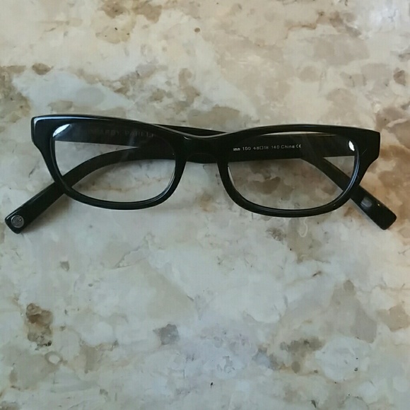 Black Plastic Warby Parker "Finn" Frames