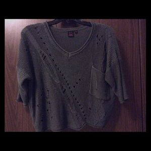 Crop sweater