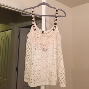 Free people lace tank top